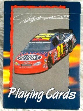 Vintage 2001 NASCAR Jeff Gordon #24 DuPont Playing Cards